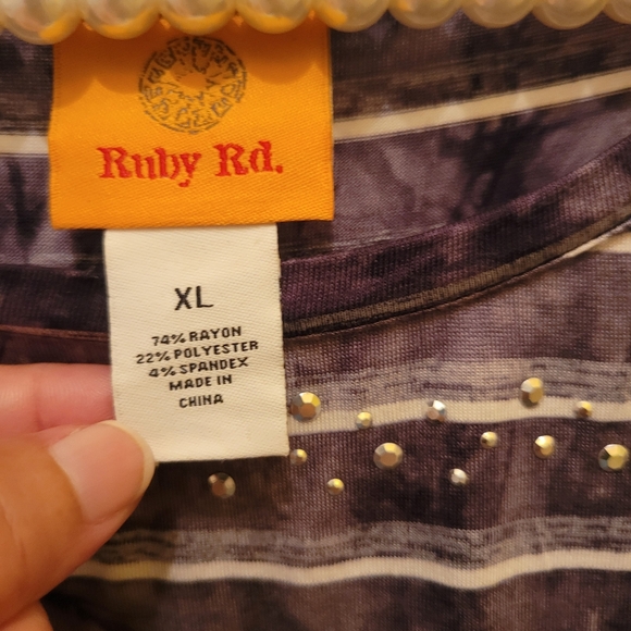 Stylish Ruby Rd. Top - Picture 5 of 5